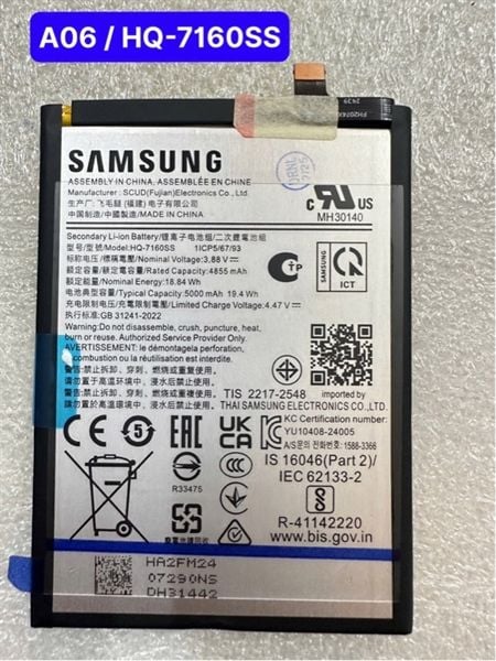 Pin Samsung A06 / HQ-7160SS Zin