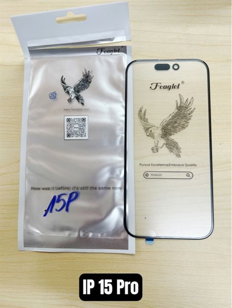 Kính Iphone 15 Pro Zin Đại Bàng + OCA