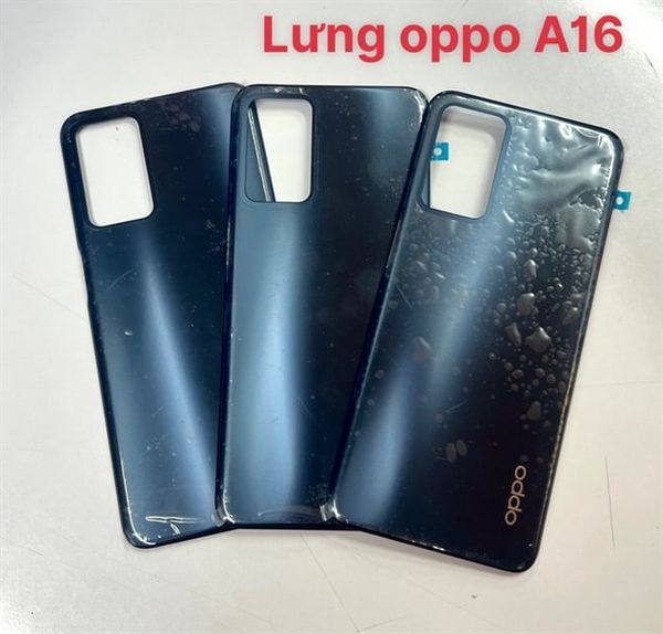 Lưng Oppo A16 Đen