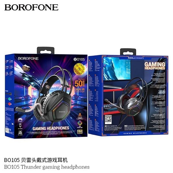 Tai Nghe Chụp Hoco BO 105 Gaming Có Mic