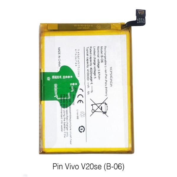 Pin Vivo B - O6 / V20SE/ Y72 / B-O6 Zin