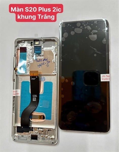 Màn Hình Samsung S20 Plus/ S20+ 2ic Khung Phôi To/ Oled ( cong ) -Trắng