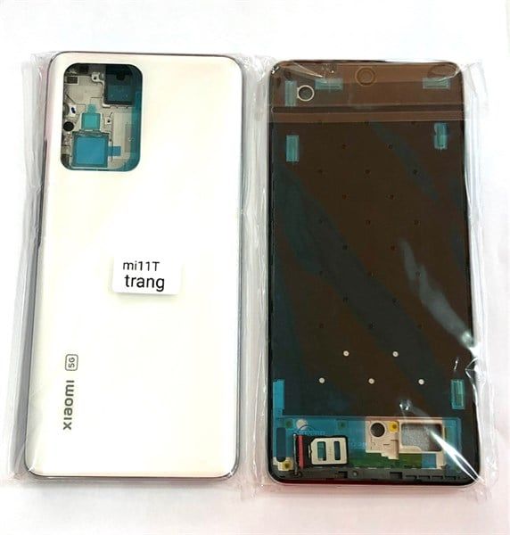 Vỏ Bộ Xiaomi Mi 11T - 5G / Mi 11T Pro - 5G Trắng Zin Full ( có KC)