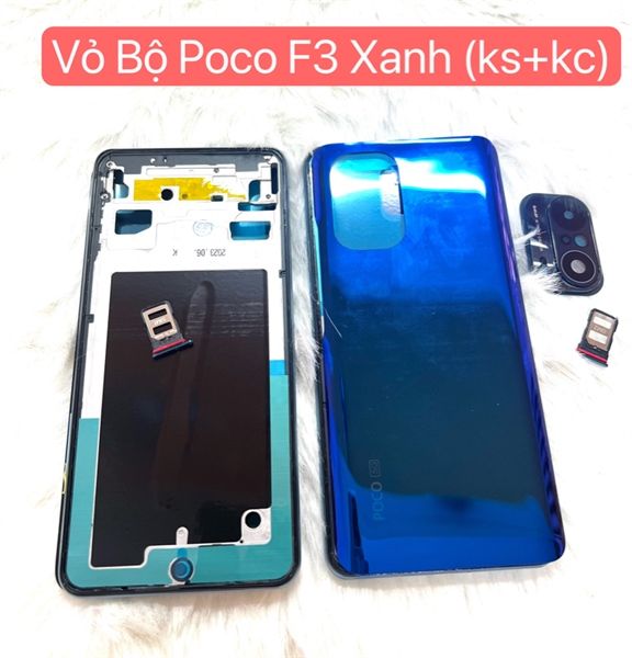 Vỏ Bộ Xiaomi Poco F3 Xanh