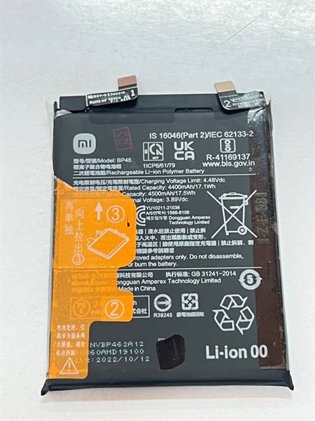 Pin Xiaomi BP46 / Mi 12 / Mi 12X / Xiaomi 12 4400mAh