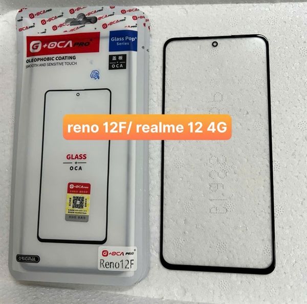 Kính Liền Keo Oppo Reno 12F / Realme 12 4G/ Reno 12FS 5G/ K12S 5G