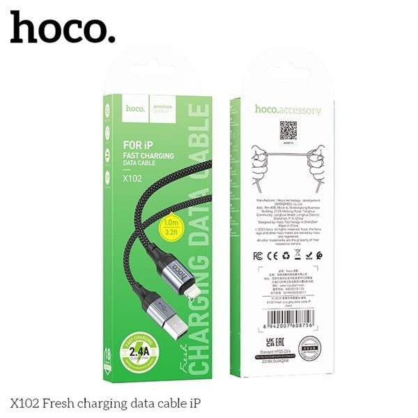 Cáp Sạc USB.IPHONE Hoco X102 - 2.4A