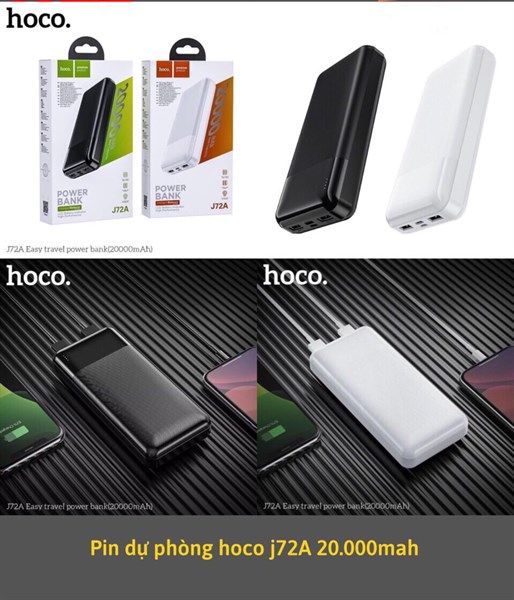 Pin Dự Phòng Hoco J72A 20000mAh (sl5-5/10-10)