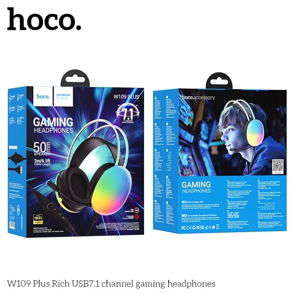 Tai Nghe Chụp Bluetooth Hoco W109 Plus Gaming Có Mic