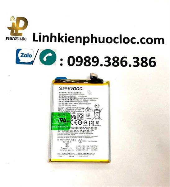 Pin Oppo 923 / A77 - 5G / A57 5G- 2022 / A97 5G/ A57S / A58 / A77S / A78 Zin