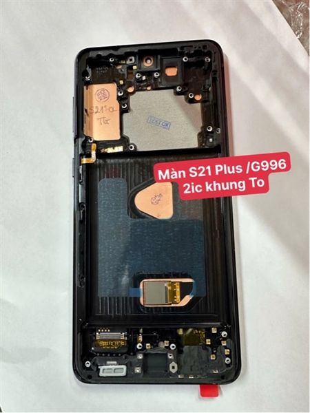 Màn Hình Samsung S21 Plus - 2ic/ Oled- Khung- Phôi To- Đen