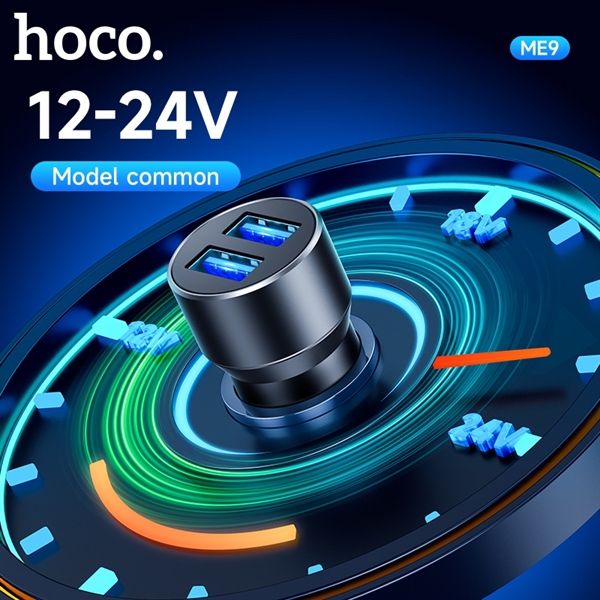 Cóc Sạc Xe Ô Tô Hoco ME9 - 2.4A ( Bluetooth)