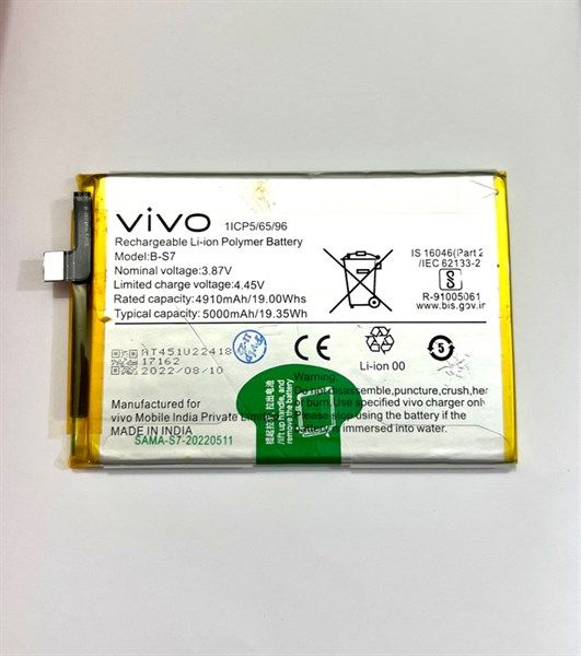 Pin Vivo B - S7 / Y15S / Y16 / Y02S 5000mah Zin