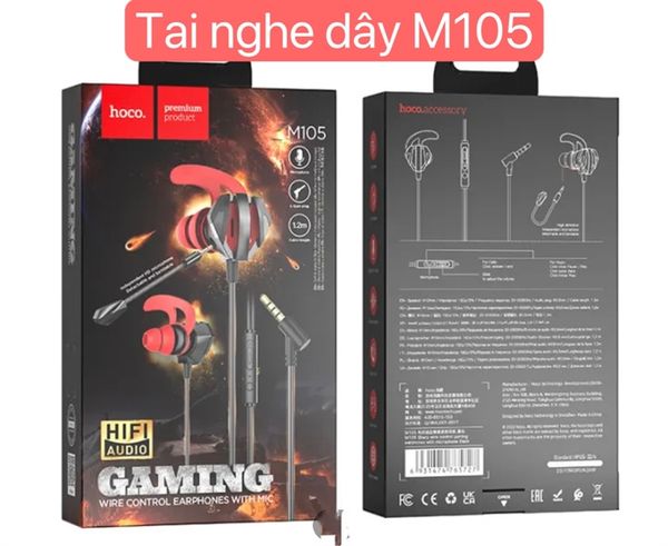 Tai Nghe Dây - Hoco M105 (sl 5-3/10-5)
