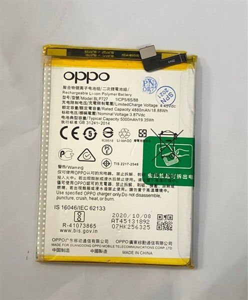Pin Oppo 727 / A5 2020 / A9 2020 / A11 2020- 5000 mAh S+Zin