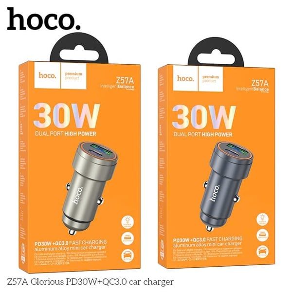 Cóc Sạc Xe Ô Tô Hoco Z57A- 3A