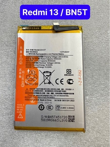 Pin Xiaomi Redmi 13 / BN5T Zin