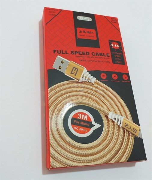 Cáp Sạc BYZ Micro 3m