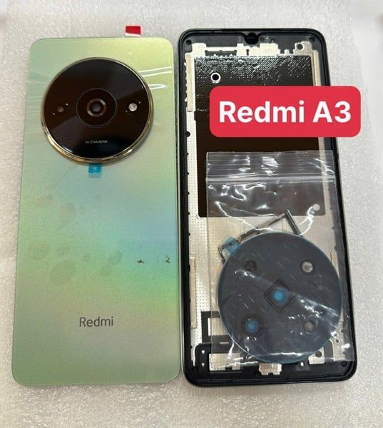 Vỏ Bộ Xiaomi Redmi A3 Zin - Xanh Lá