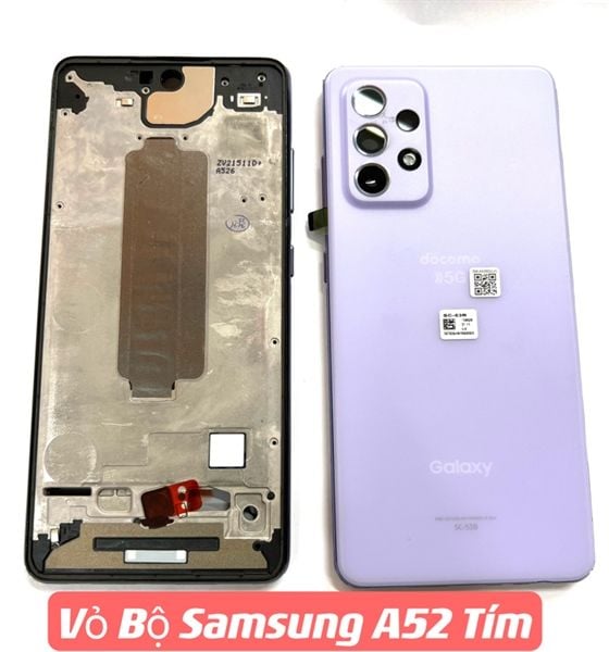Vỏ Bộ Samsung A52 Tím