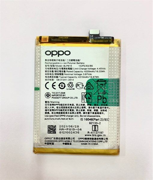 Pin Oppo 819 / Reno 5 4G / Reno 5 lite / Reno 5Z / Reno 6 4G Zin