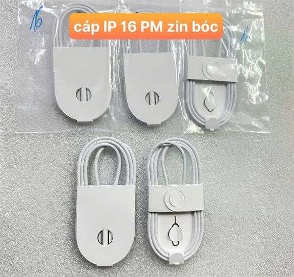 Cáp Sạc Iphone - 15/ 16 - C2C - Zin Bóc Máy