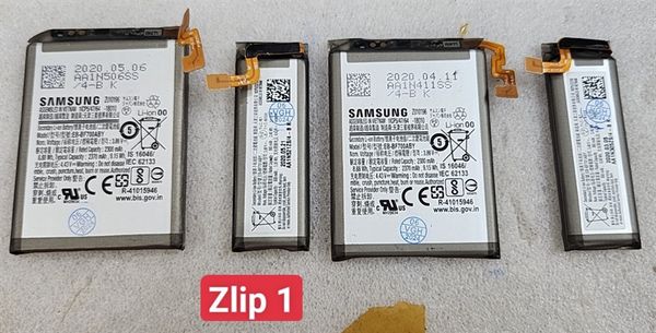 Pin Samsung Zlip 1 / BF700 / Z Flip1 2300mAh Zin