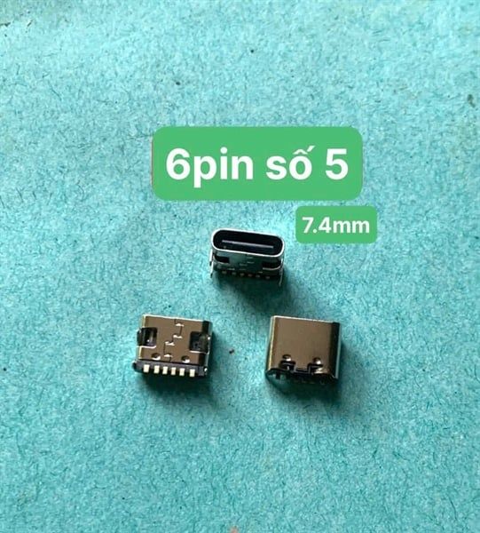 Chân Sạc Type C đa năng: pin 6 chân ( số 5)/ máy 4G