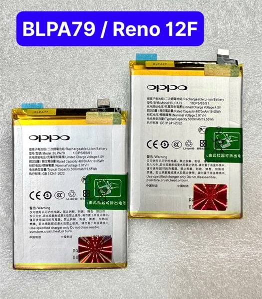 Pin Oppo BLPA79 / Reno 12F Zin