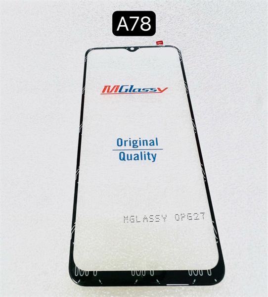 Kính Liền Keo Oppo A78 Đen