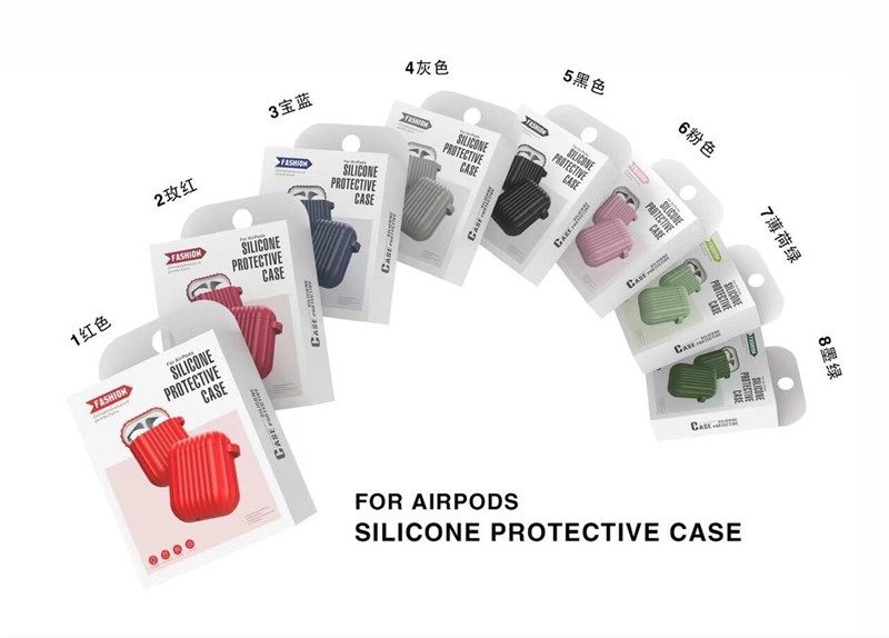 Bao da Airpod - Sọc Silicone (sl10-1 sl20-2 sl50-3)