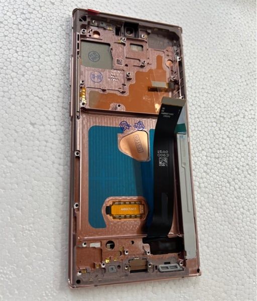 Màn Hình Samsung Note 20 Ultra 2ic Khung Phôi To/ Oled ( cong) -Vàng Hồng