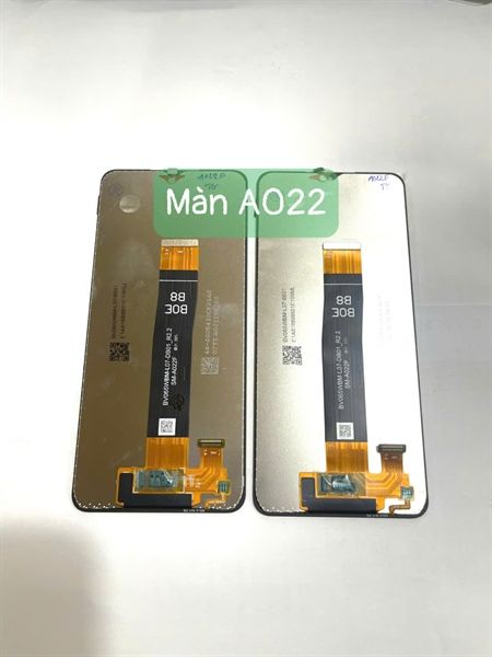 Màn Hình Samsung A12 - mã cáp A022F đây đen Zin (LCD)