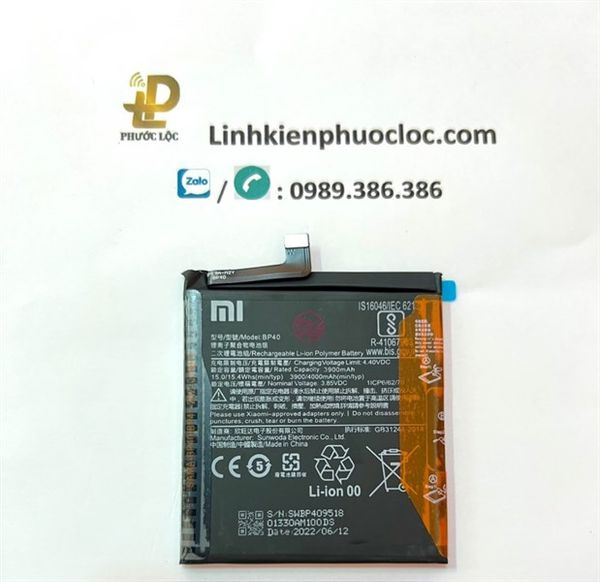 Pin Xiaomi BP40 / Redmi K20 Pro / Mi 9T Pro Zin