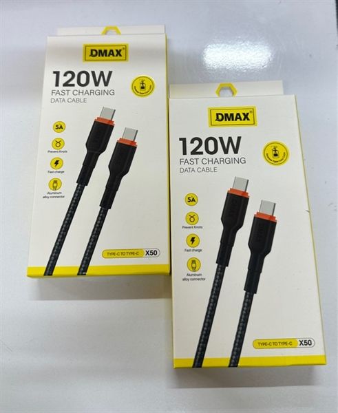 Cáp Sạc Dmax X50 120W Type C - Type C
