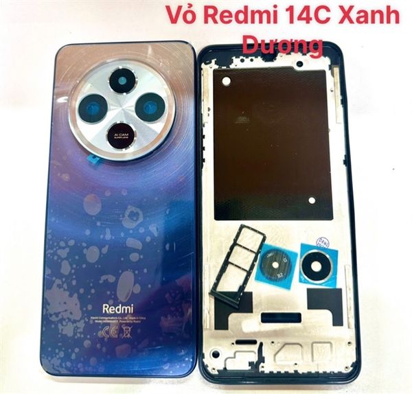 Vỏ Bộ Xiaomi Redmi 14C Xanh Dương