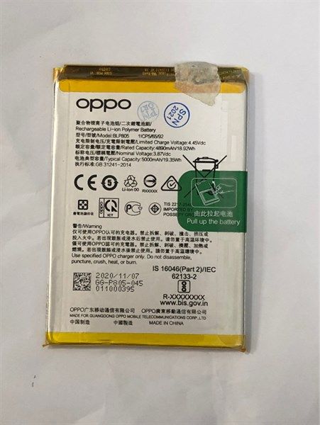 Pin Oppo 805 / A53 2020 / A32 2020 / A54 4G / A54 4G / A74 5G/ A53s / A16 / A16s/ A54s/ A93 5G / A33 2022/ A55 4G/ Reno 5 / A73 2020 Zin