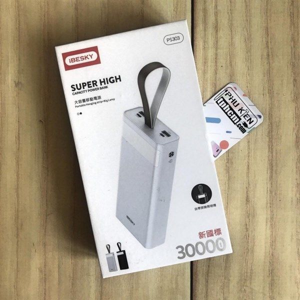 Pin Dự Phòng iBesky 30000mah (PS 303)