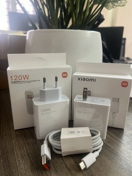 Bộ Sạc Xiaomi 120W Siêu Nhanh - Type C (ko max vàng)