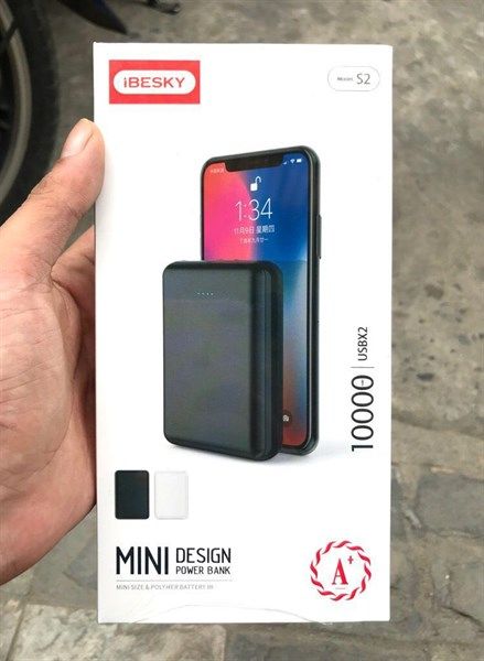 Pin dự phòng Ibesky Mini S2 10000mah