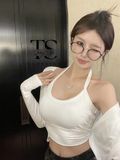  ÁO CROPTOP CỔ YẾM - A880 