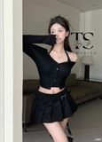  ÁO CROPTOP CỔ YẾM - A880 