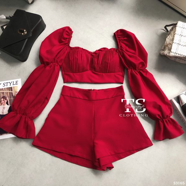  SET ÁO CROPTOP QUẦN SHORT - S3165 