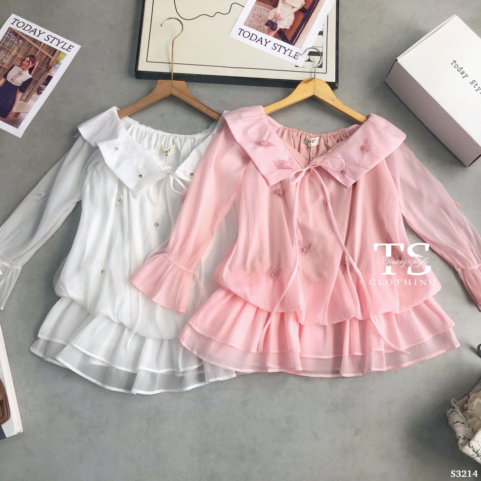  SET ÁO BABYDOLL QUẦN SHORT - S3214 