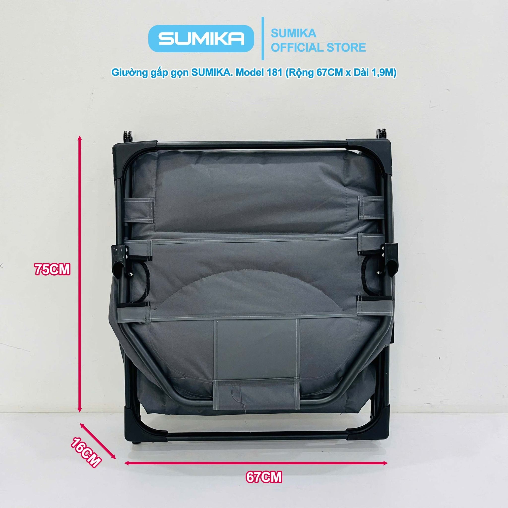 Giường xếp gấp gọn đa năng SUMIKA 181