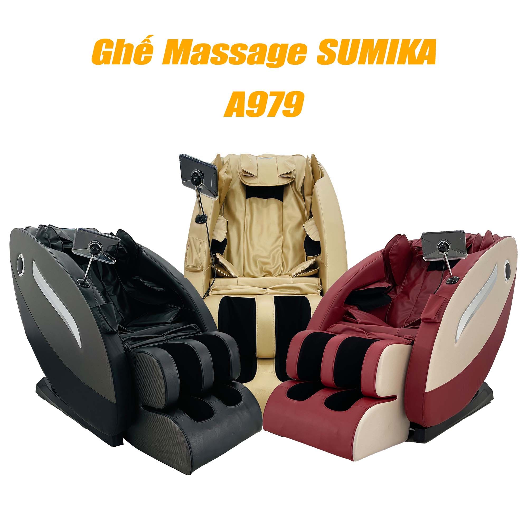 Ghế massage thư giãn toàn thân SUMIKA A979