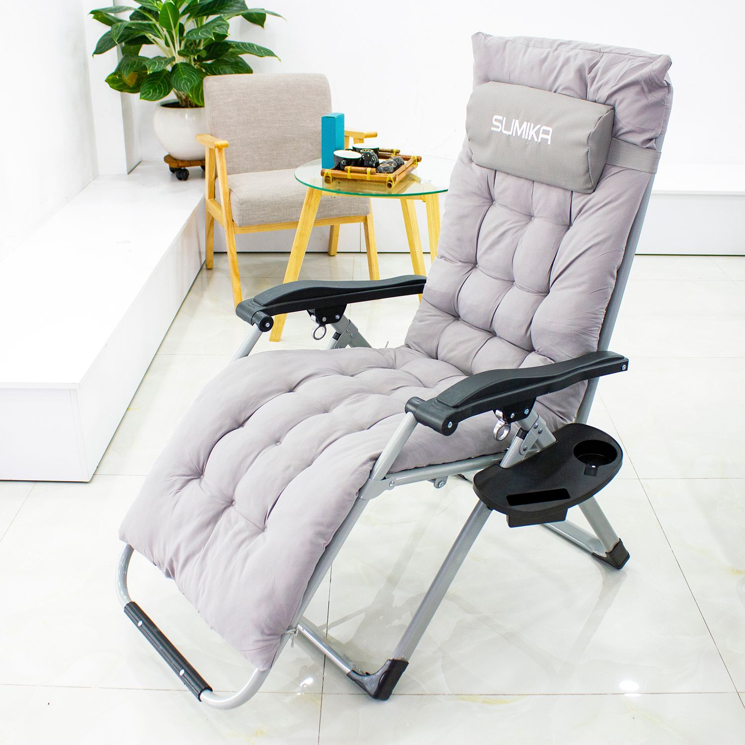 Ghế xếp thư giãn SUMIKA 179M (Ghế kèm nệm)