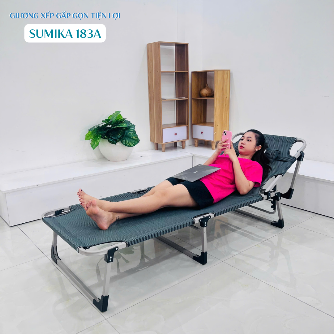 Giường bố xếp gọn đa năng SUMIKA 183A