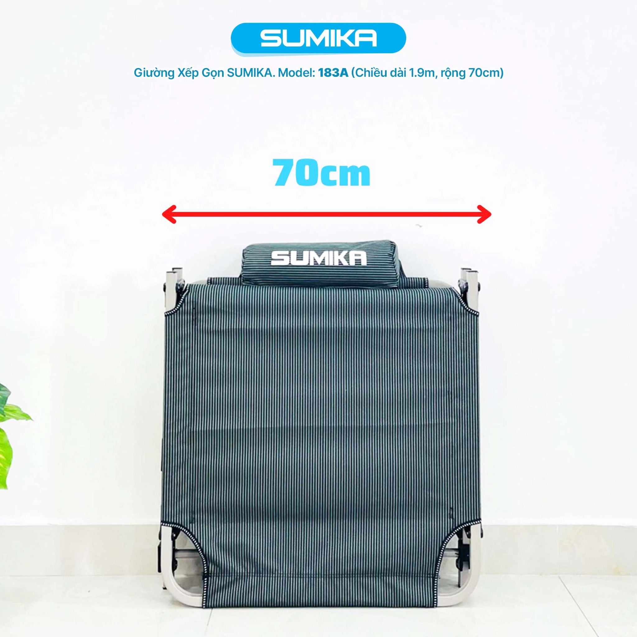 Giường bố xếp gọn đa năng SUMIKA 183A
