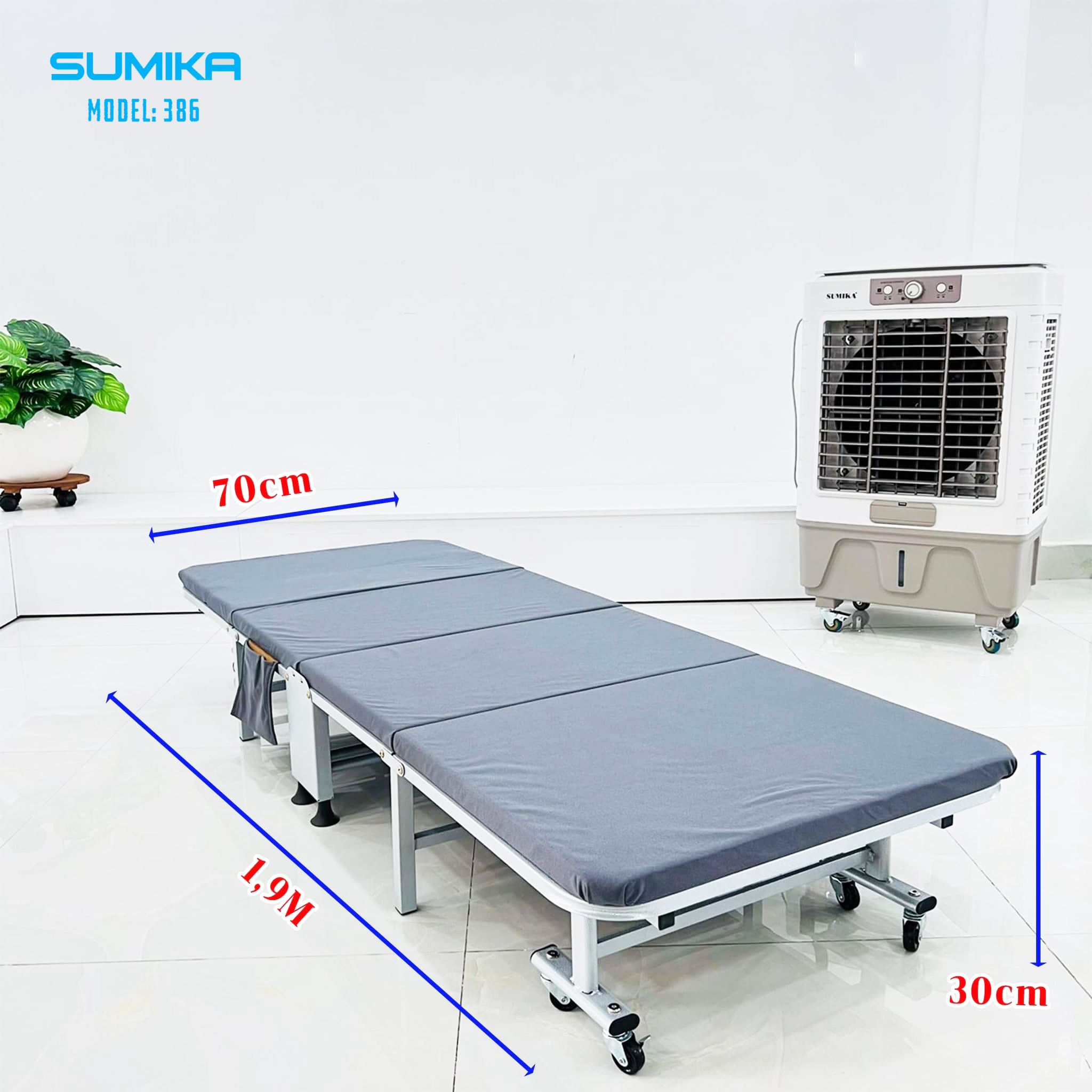 Giường xếp gấp gọn di động SUMIKA 386, rộng 70cm